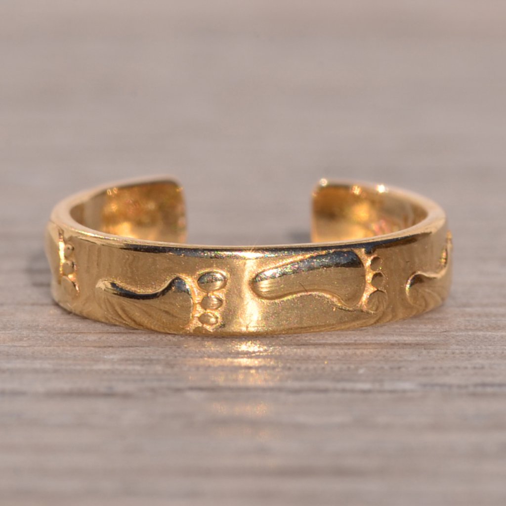 Yellow Gold Toe Ring